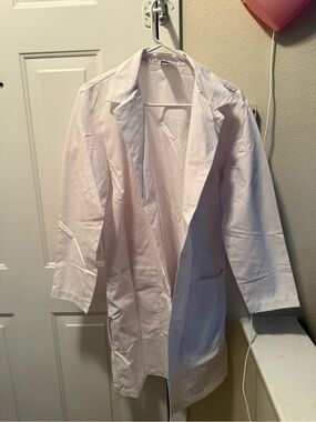 Classic White Utility Jacket for Women - Lightweight Lab Coat Style